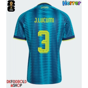 Colombia Jhon Lucumi #3 Udebanetrøje VM 2026 Kort ærmer